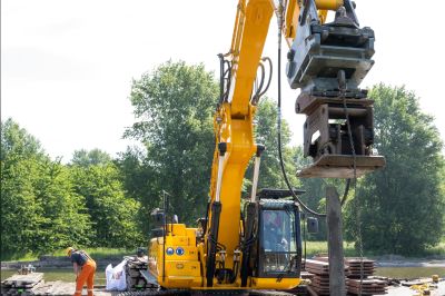 Vervanging oeverbescherming Hoge Vaart