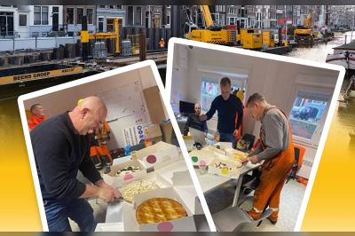 Gemeente Amsterdam, bedankt voor de taart!