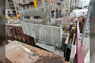 Plaatsen overstortput bij Calandkade te Den Haag