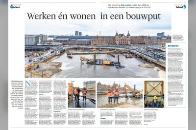 Werken én wonen in een bouwput