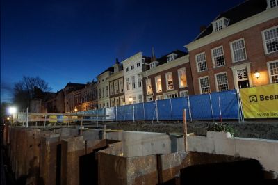 Gezellige borrel voor bewoners Wolwevershaven