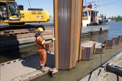 Vervangen oeverconstructie Waterlelie Katwijk