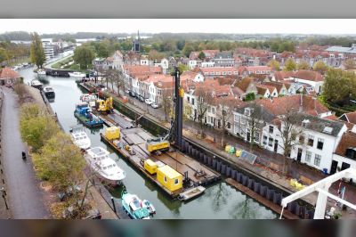 Herstel kademuur Maarland Zuidzijde Brielle