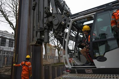 Herstel kademuur Maarland Zuidzijde Brielle