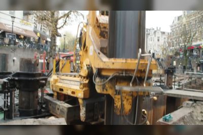 Vernieuwing lage walmuren Oudegracht Utrecht