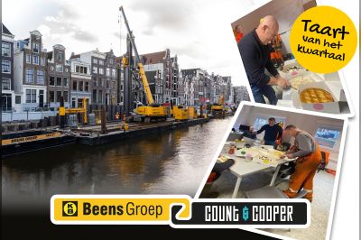 Gemeente Amsterdam, bedankt voor de taart!