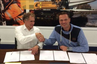 Gemeente Texel en Beens Dredging tekenen het 5-jarig baggeronderhoudscontract