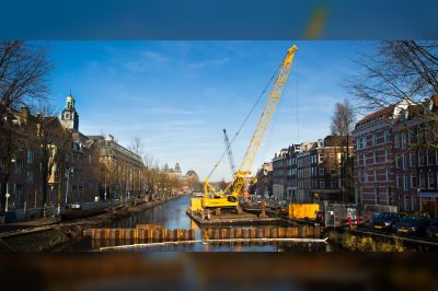 Werkzaamheden parkeergarage Boerenwetering fraai in beeld
