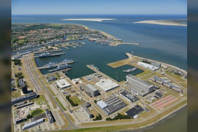 Baggerwerk haven Den Helder