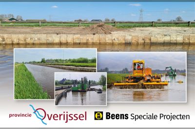 Circulaire oever Oude Vaart bij Hasselt gereed