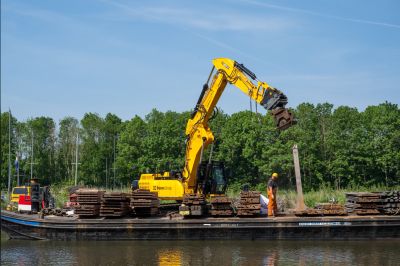 Vervanging oeverbescherming Hoge Vaart