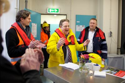 Officiële start parkeergarage Boerenwetering in Amsterdam