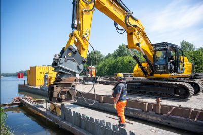 Vervanging oeverbescherming Hoge Vaart