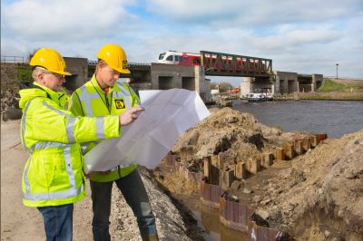 Waterbouwkundige constructies Spoorbrug Zuidhorn