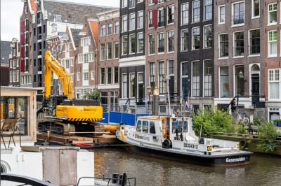 Herstel kademuren Herengracht Amsterdam