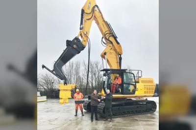 Nieuwe funderingsmachine