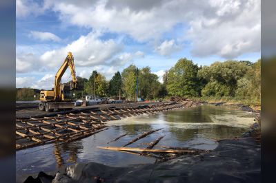 Impressie waterbodemsanering 't Slijk