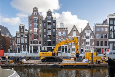 Herstel kademuren Herengracht Amsterdam