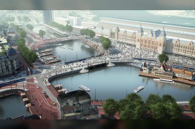 Voor het CS Amsterdam kleurt het geel