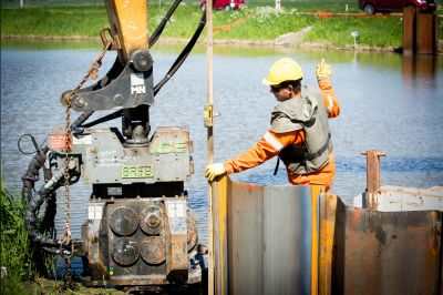 Vervangen 12,5 km oever langs Schagerkoggekanaal