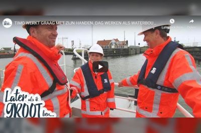 Uitzending RTL4: "Later als ik groot ben word ik waterbouwer"