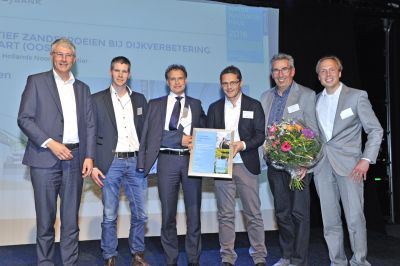 Waterinnovatie Publieksprijs 2016 voor project van Beens Dredging!
