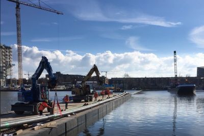‘Aanbrengen zinkerleidingen’, een specialisme van Beens Dredging